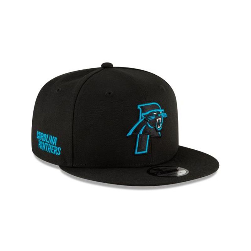 NFL Carolina Panthers Logo Mix 9Fifty Snapback (HGX8833) - Blue New Era Caps